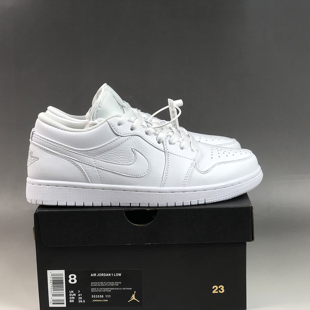 air jordan low white