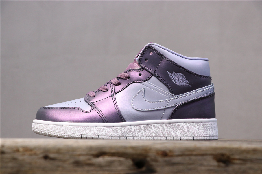 metallic purple air jordan 1