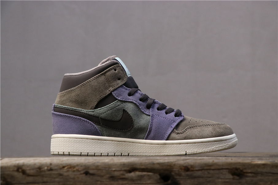 air jordan 1 mid blue grey