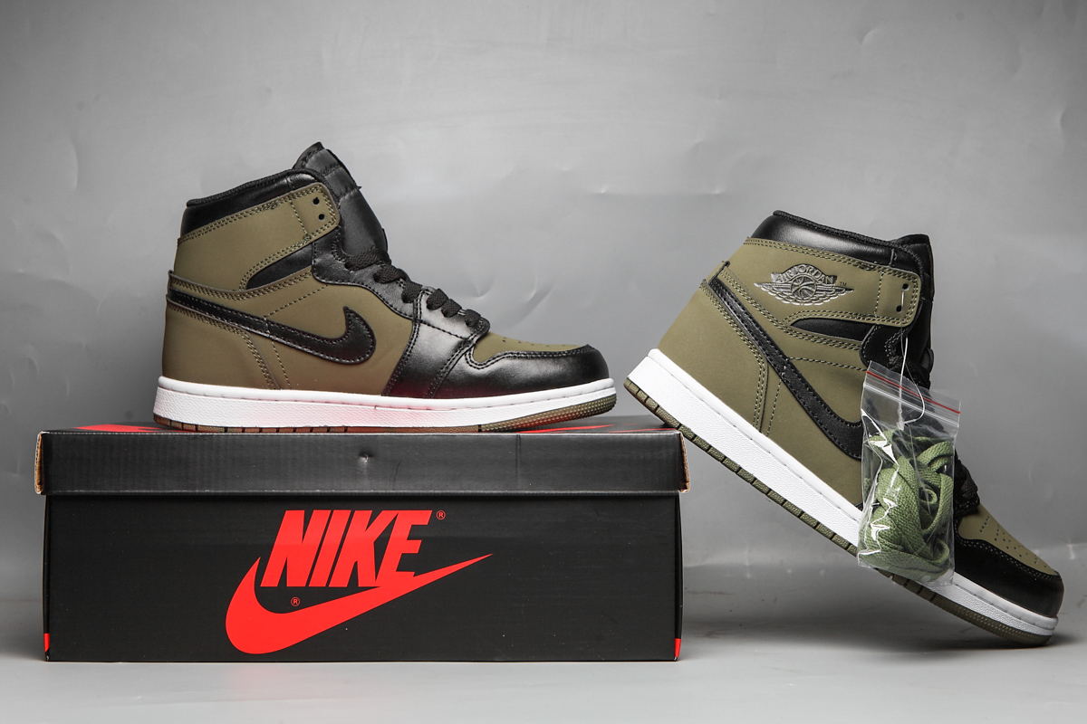 jordan mid 1 olive