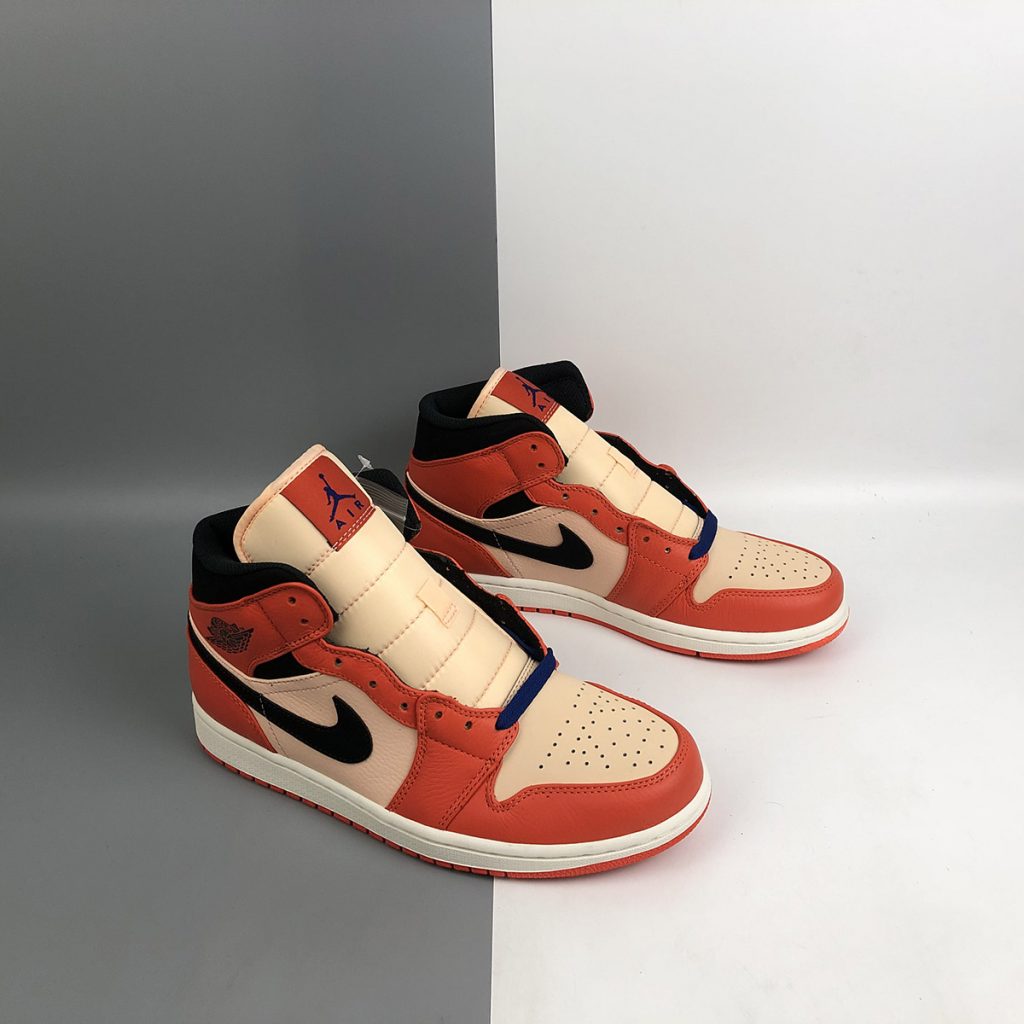 orange jordan 1 mid se