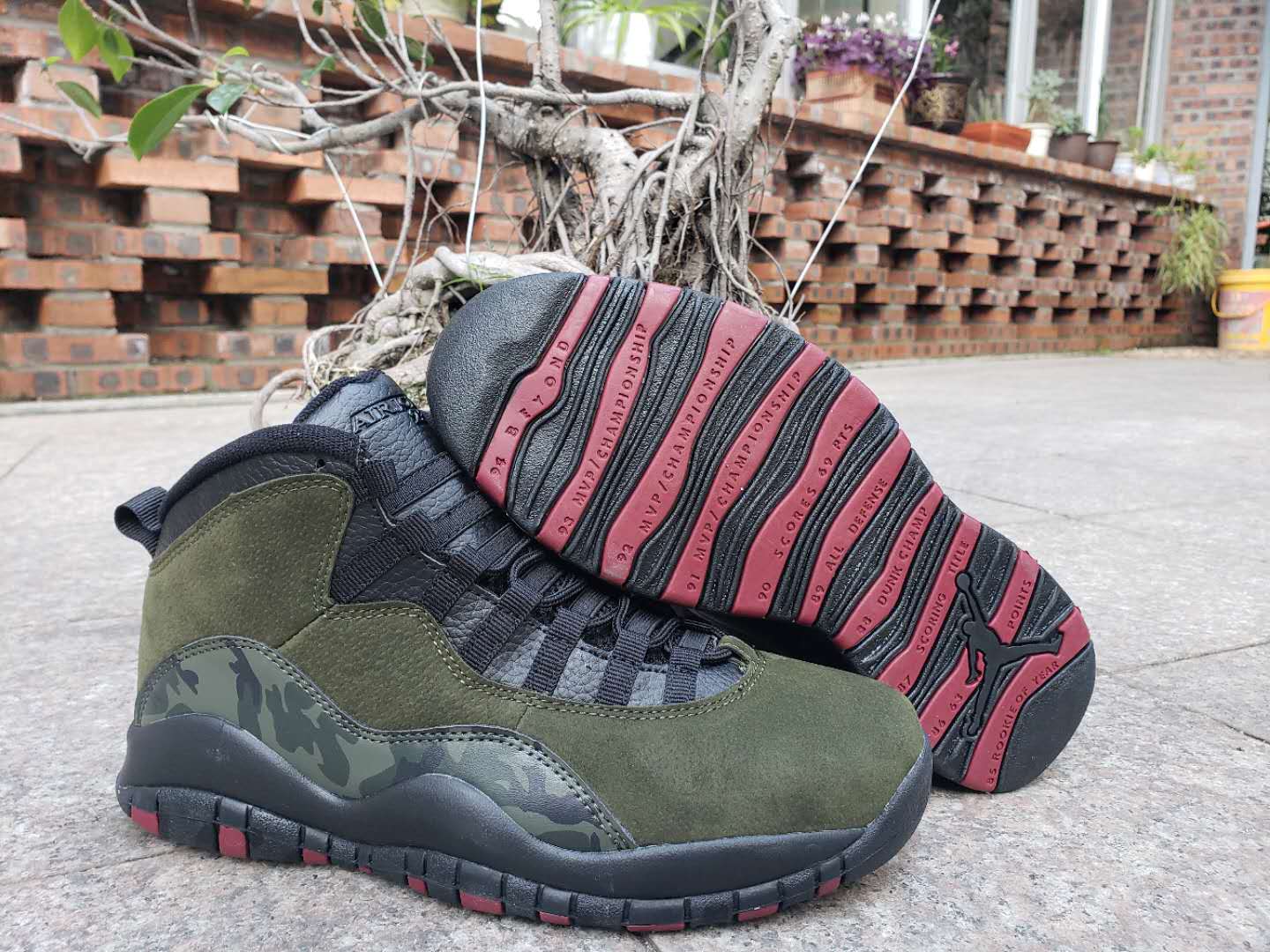 camo 10 jordan