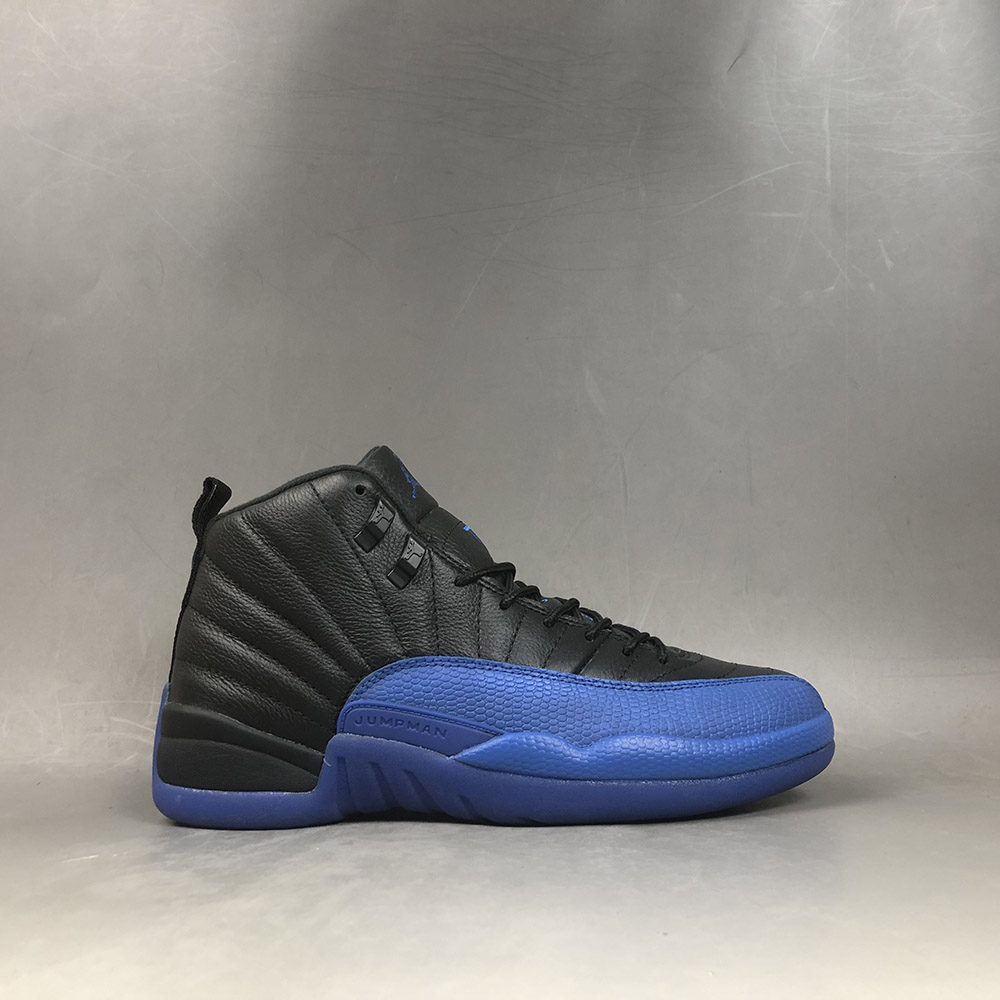 royal blue and black jordan 12