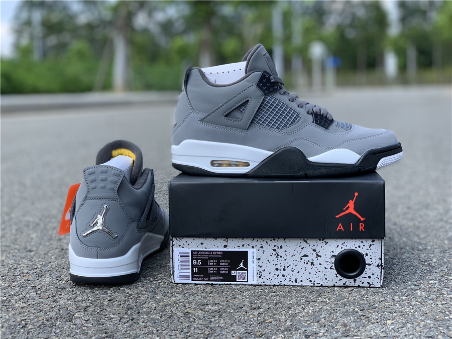 Jordan retro 4 cool grey on sale