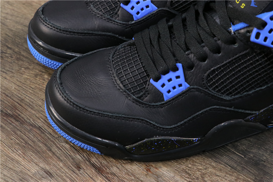 jordan retro 4 black blue