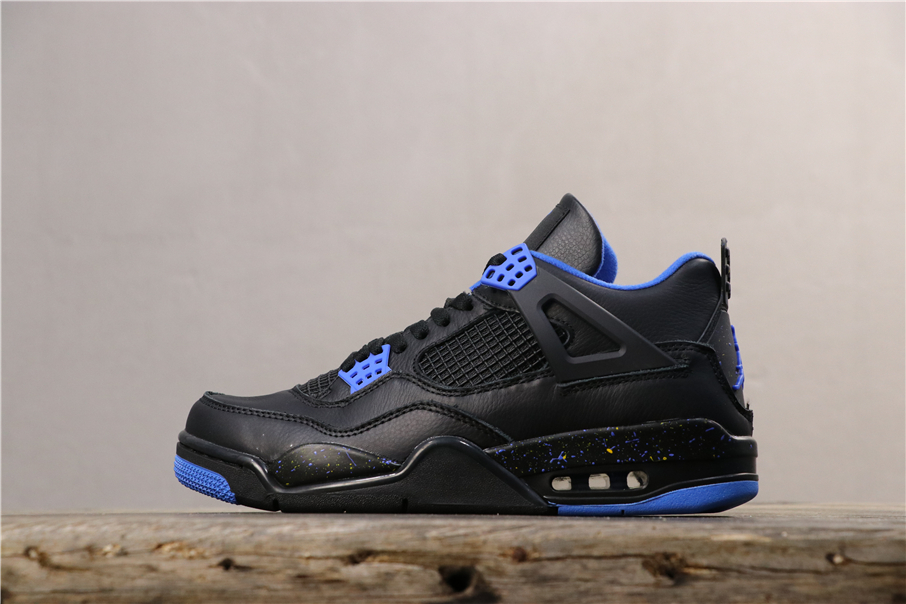 black blue grey jordan 4