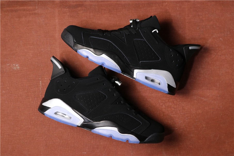 Air Jordan 6 Low “Chrome” Black/Metallic Silver-White For Sale – The Sole Line