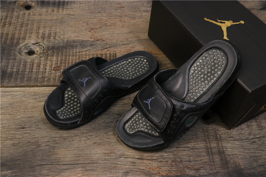 all black slippers