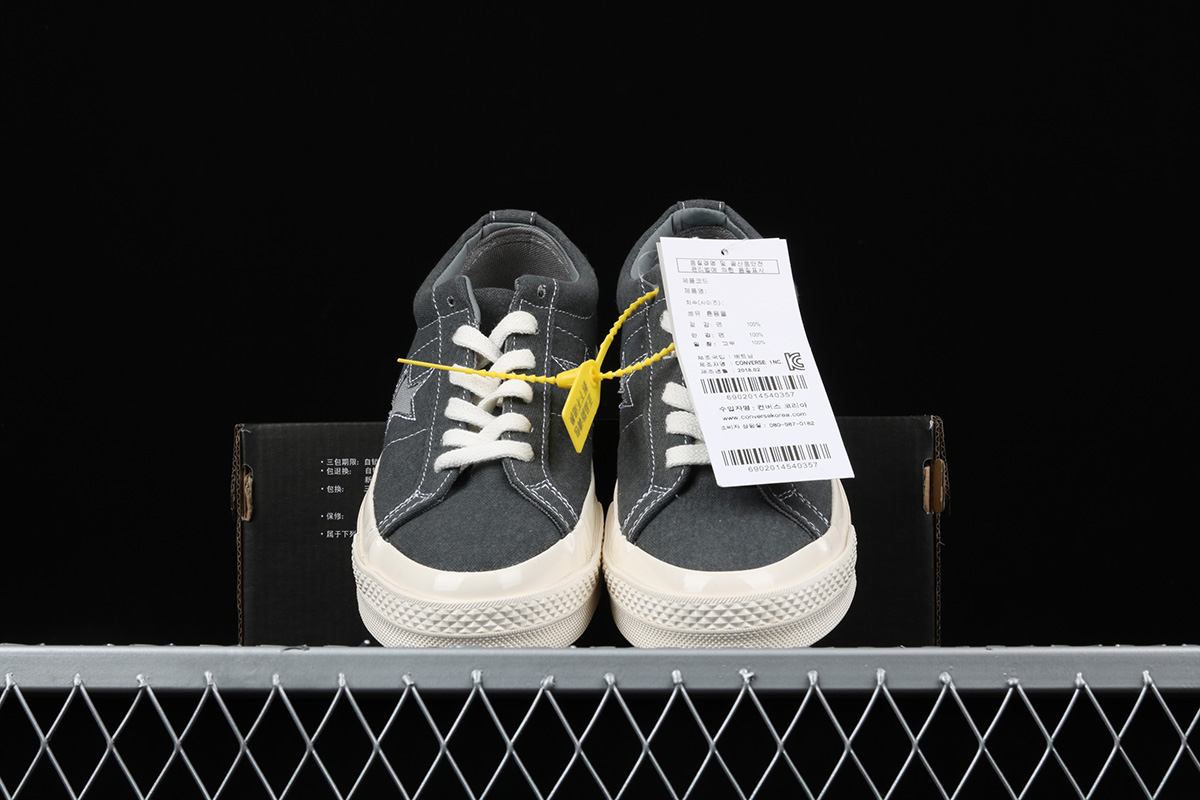 converse one star ox black mason egret