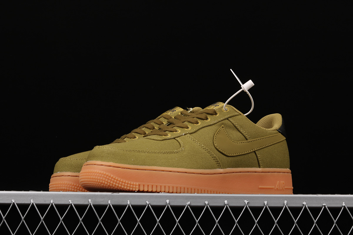 air force 1 green gum sole