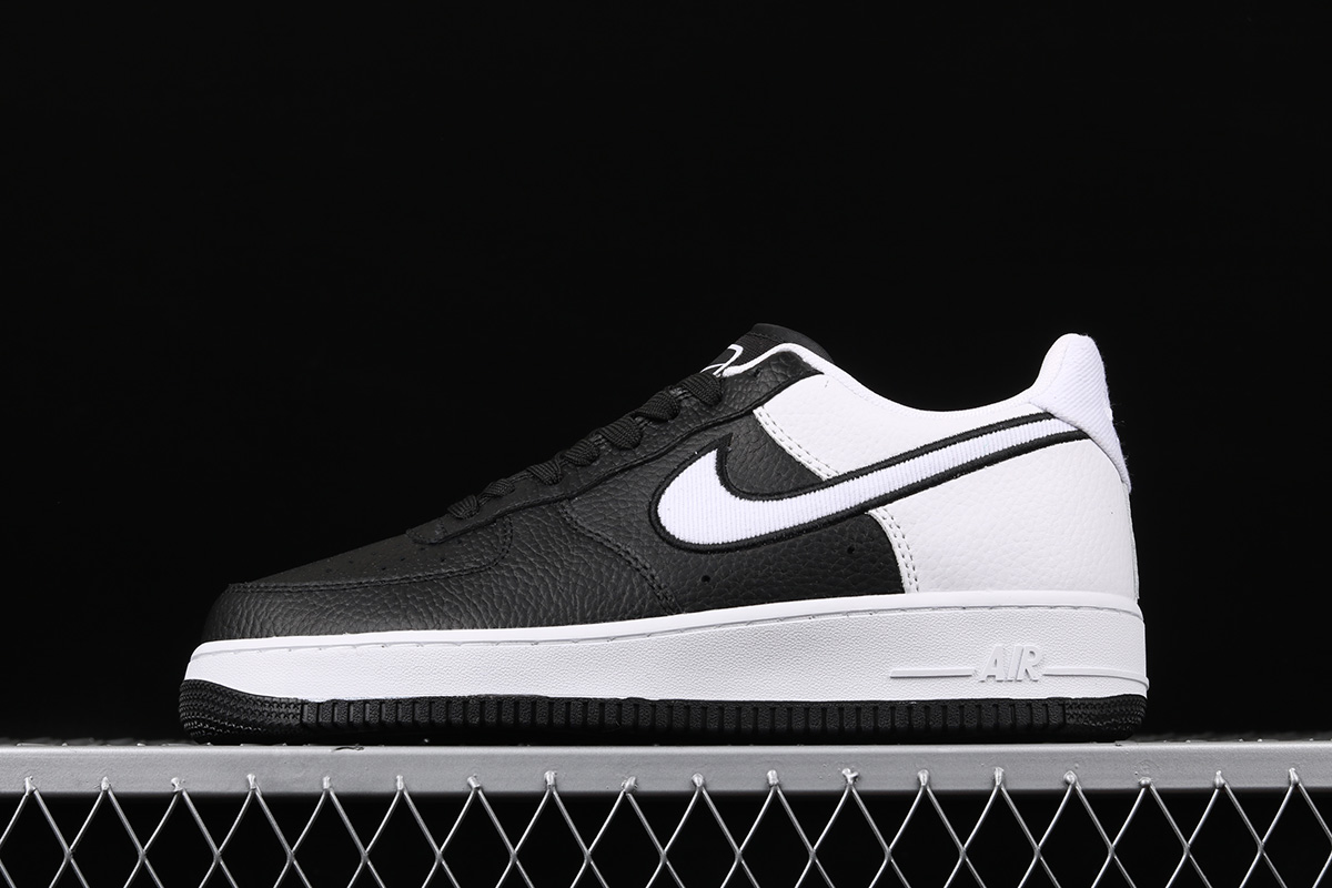 nike air force 1 black and white 2019