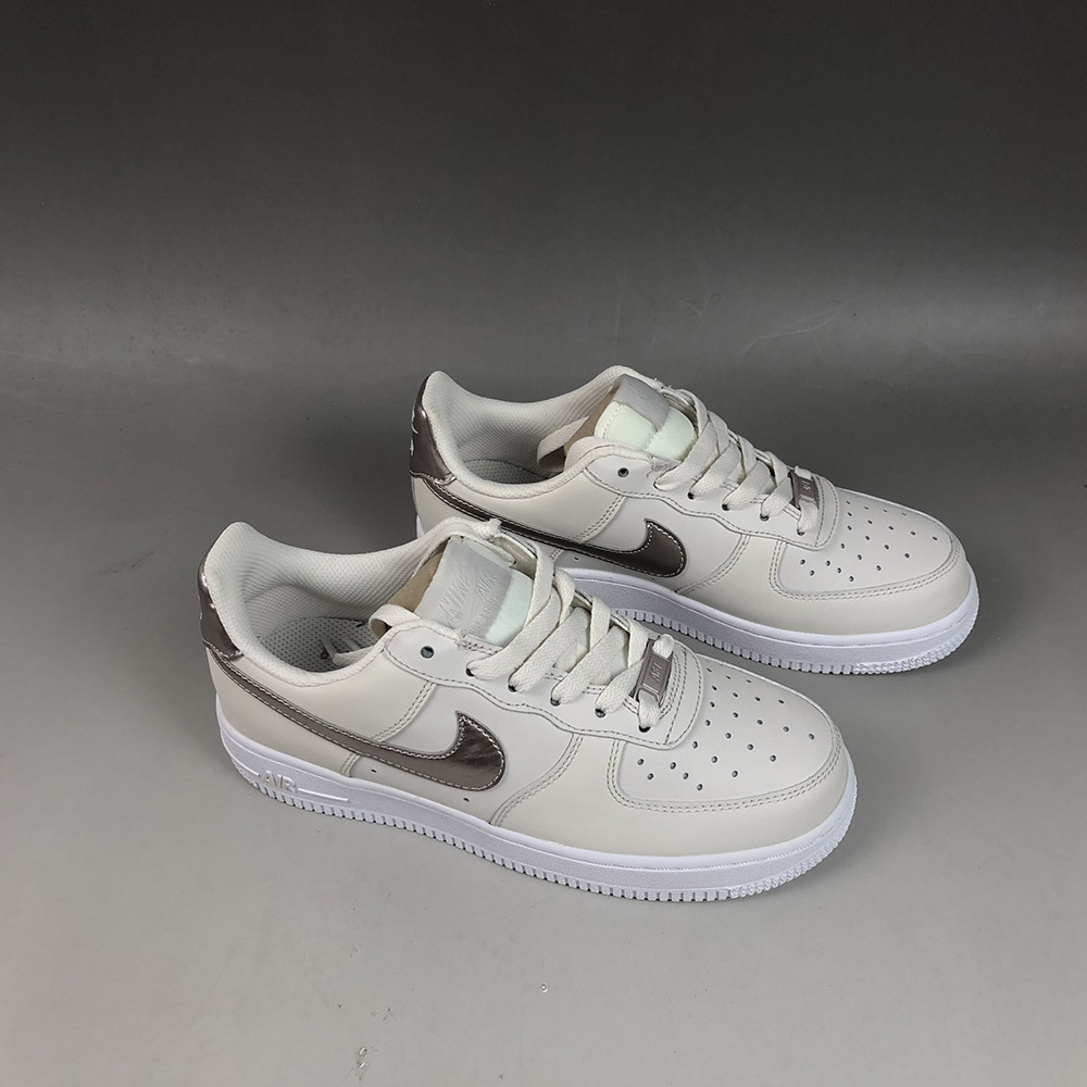 nike air force 1 white bronze