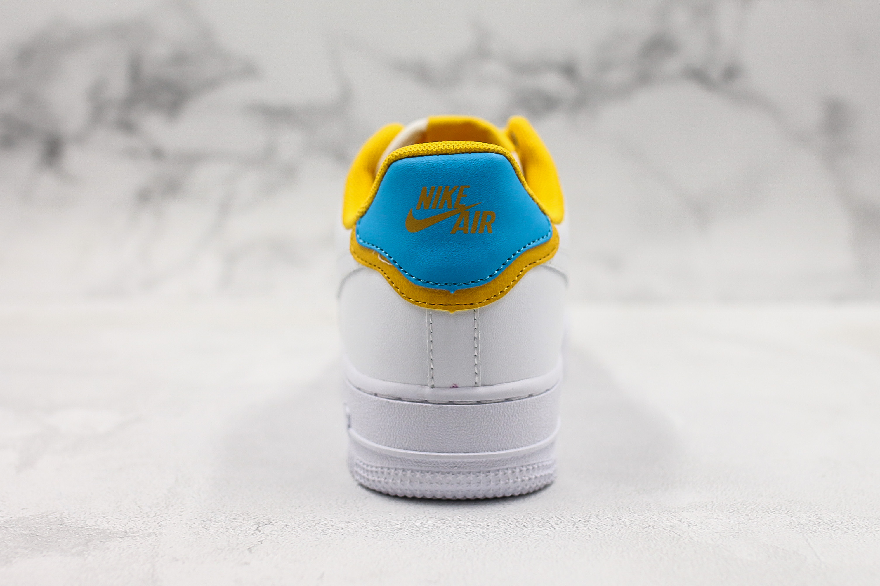 nike air force 1 yellow blue