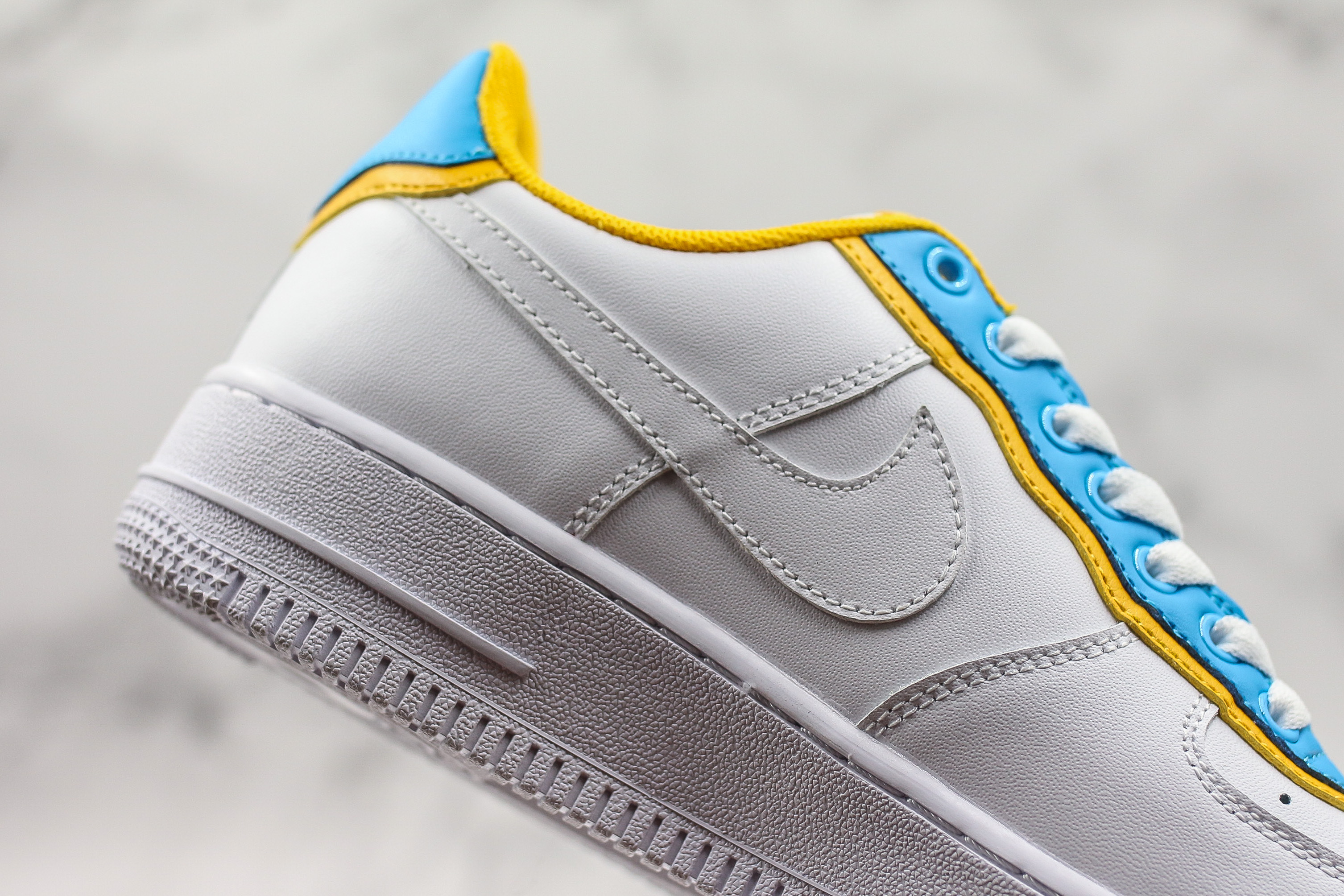 nike air force 1 blue and yellow