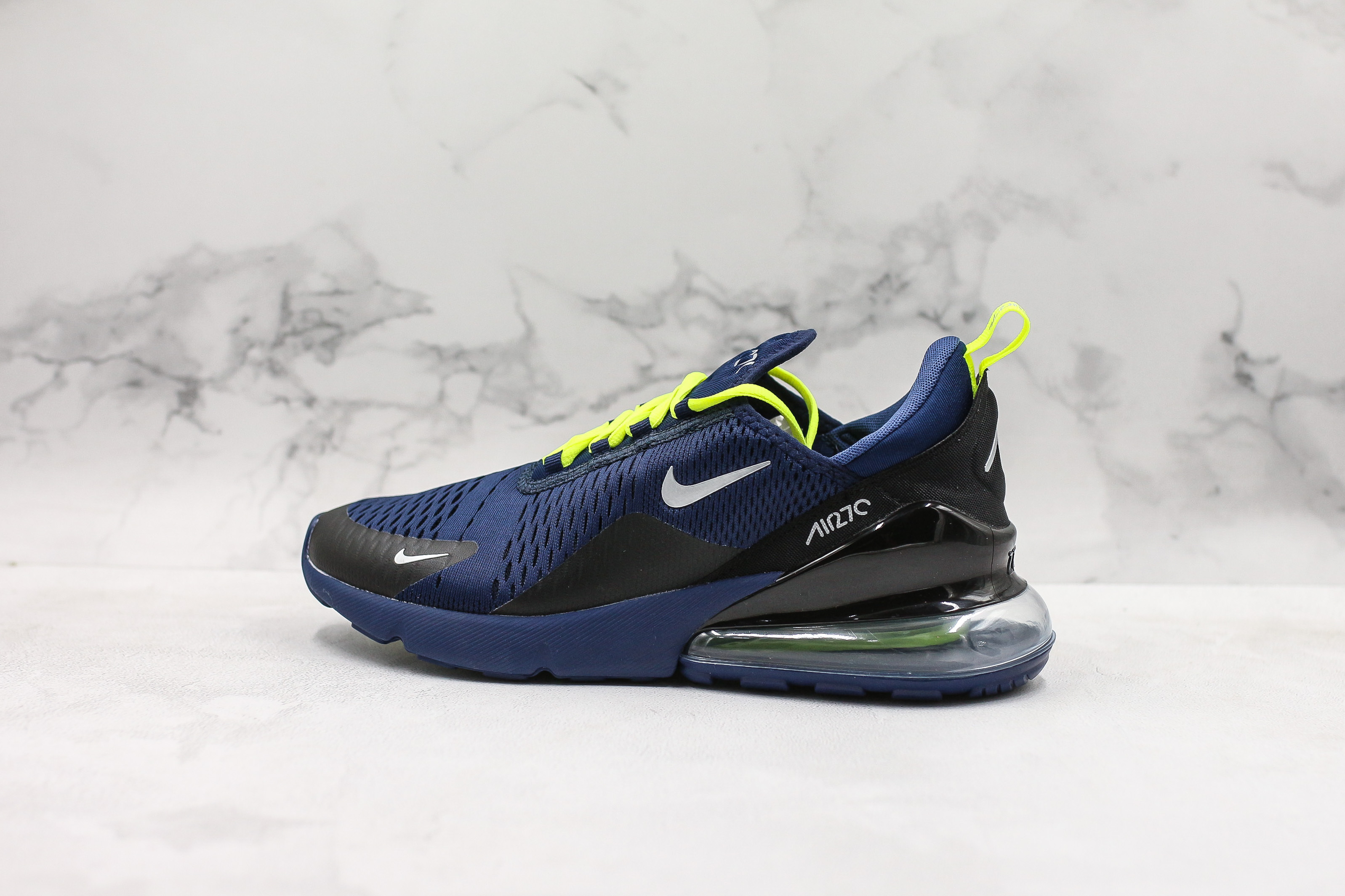 Nike Air Max 270 Blue Void/Volt-Metallic Silver For Sale – The Sole Line