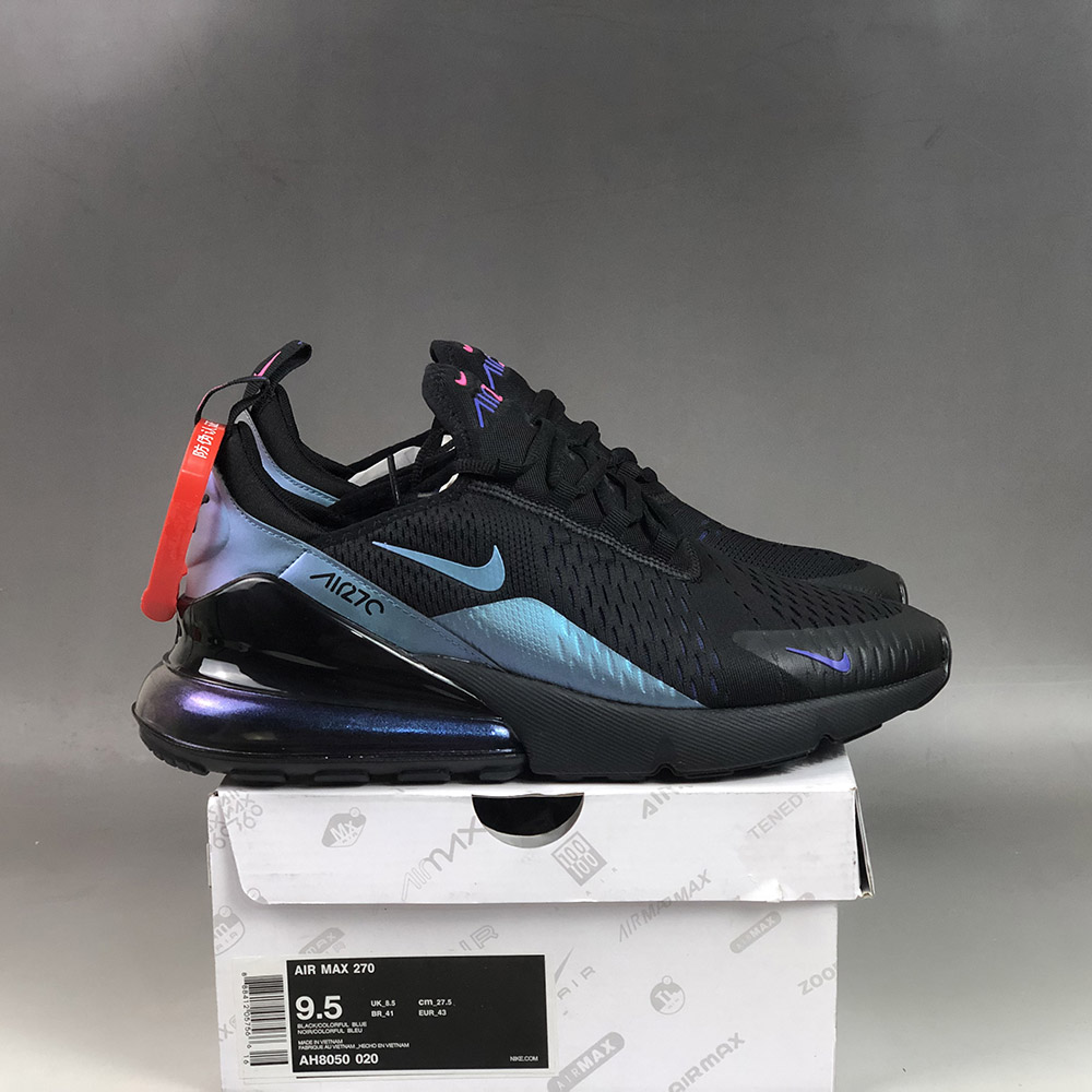 nike 270 black and purple