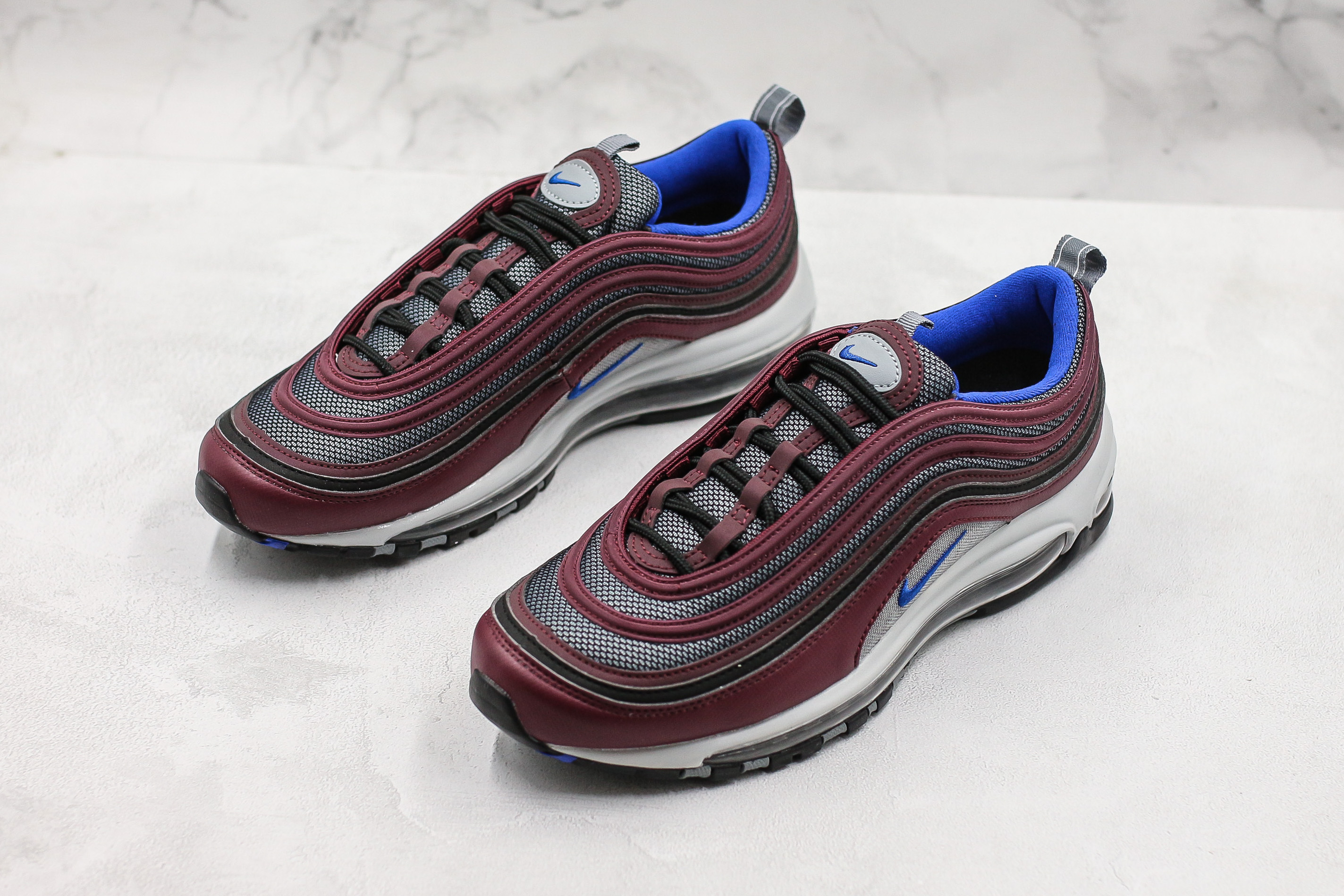 air max 97 maroon blue