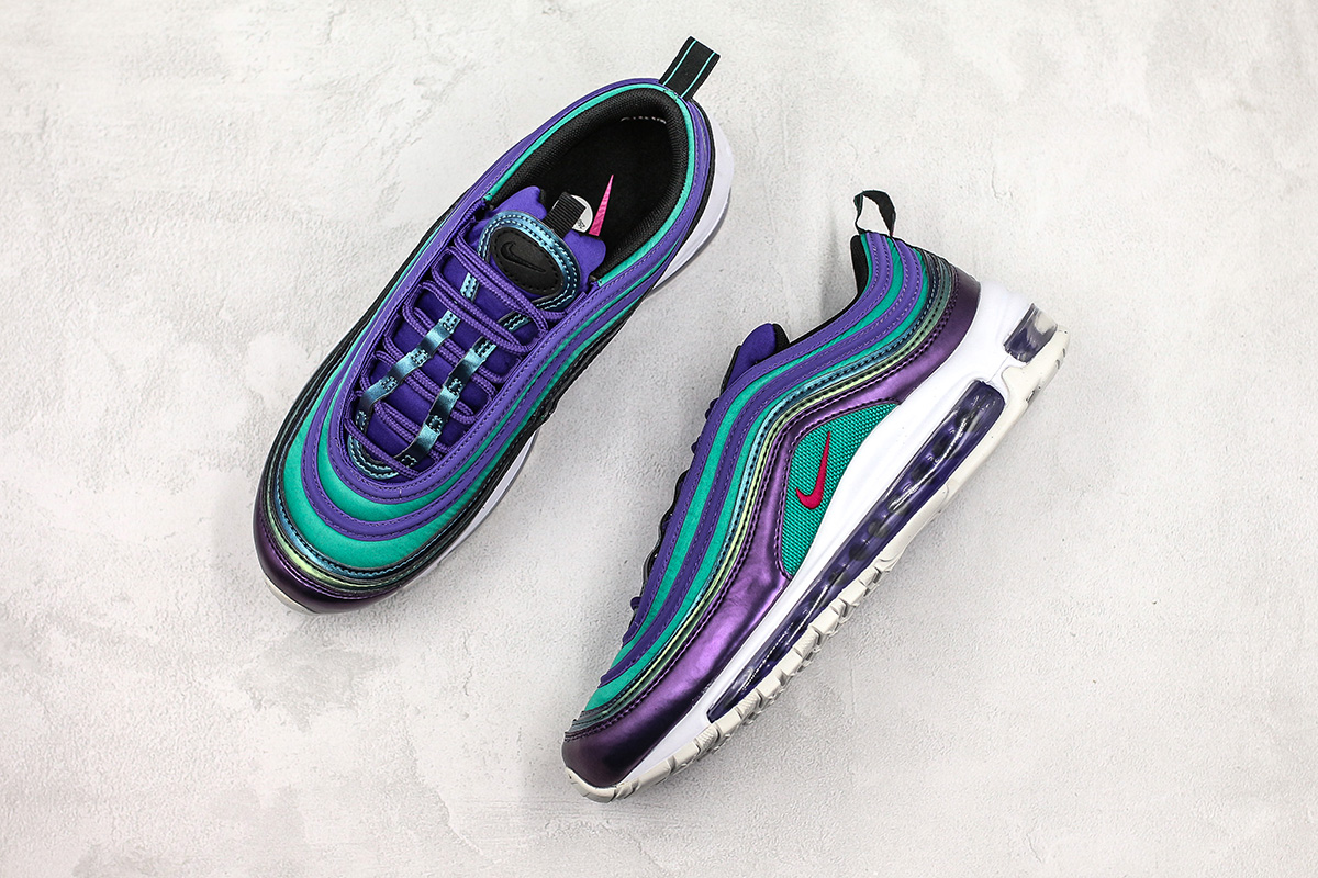 purple blue and pink air max 97