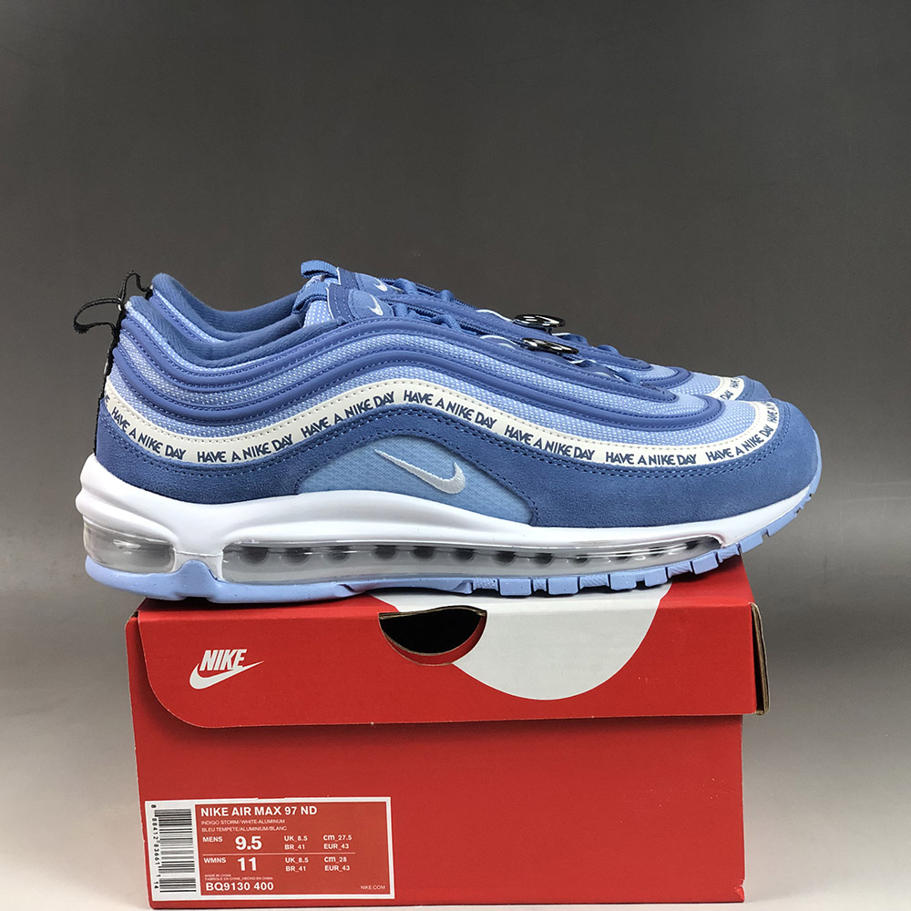 have a nike day blue air max 97