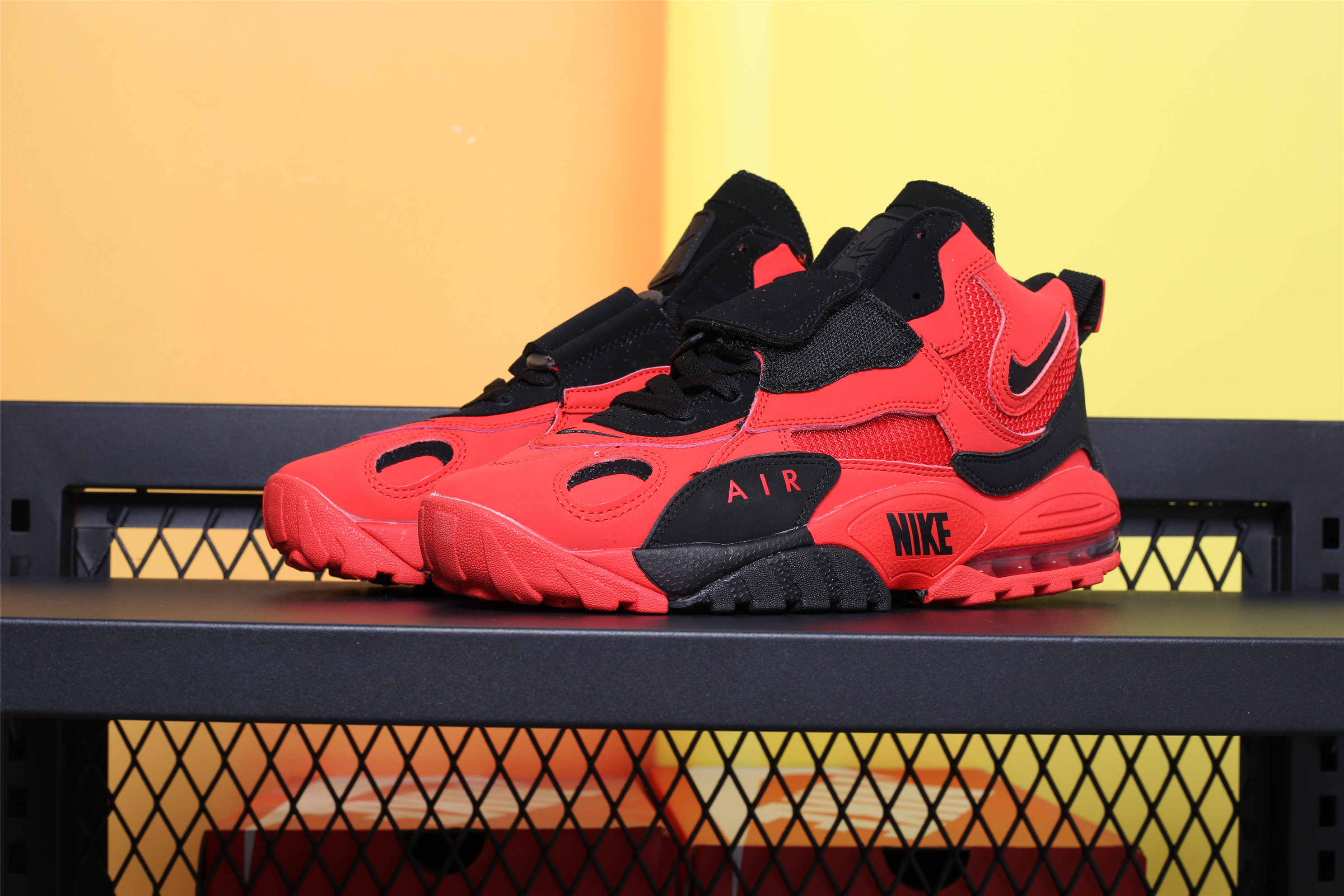 red and black air max