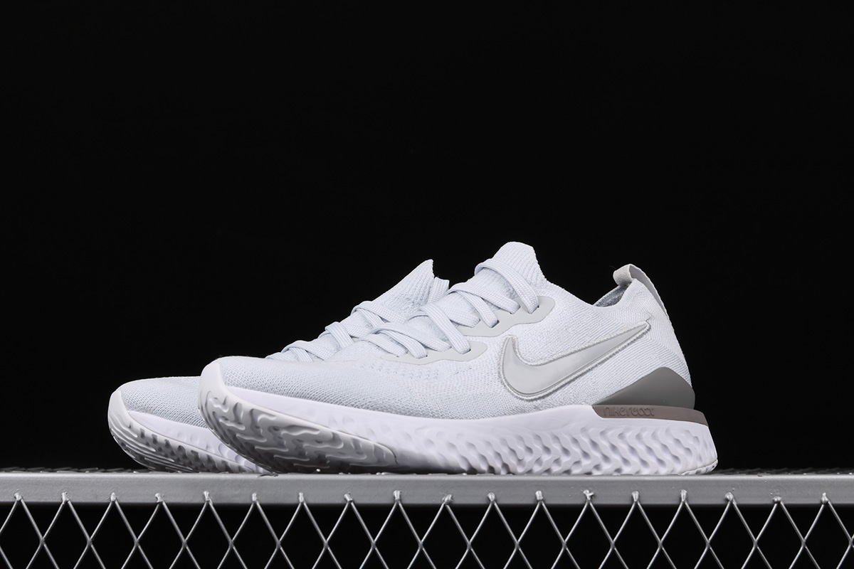 Nike Epic React Flyknit 2 White and 