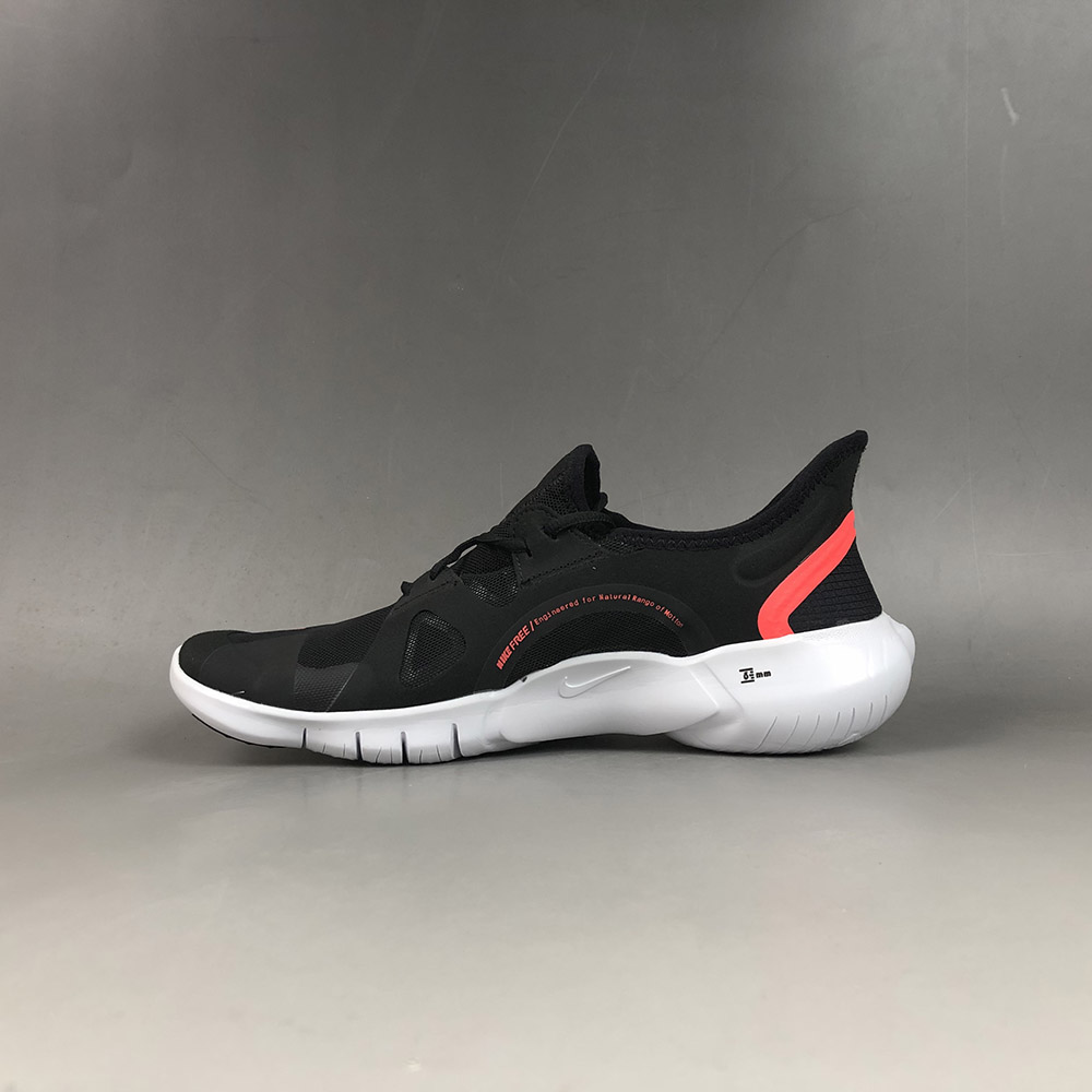 nike free run 5.0 black and red