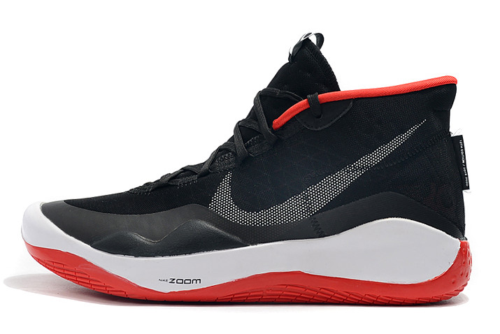 Nike KD 12 Black/White-Varsity Red For 