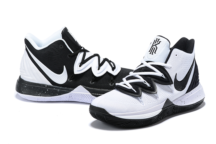 nike kyrie 5 black white