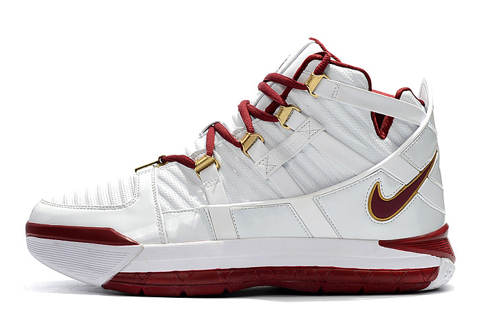 lebron white and red shoes