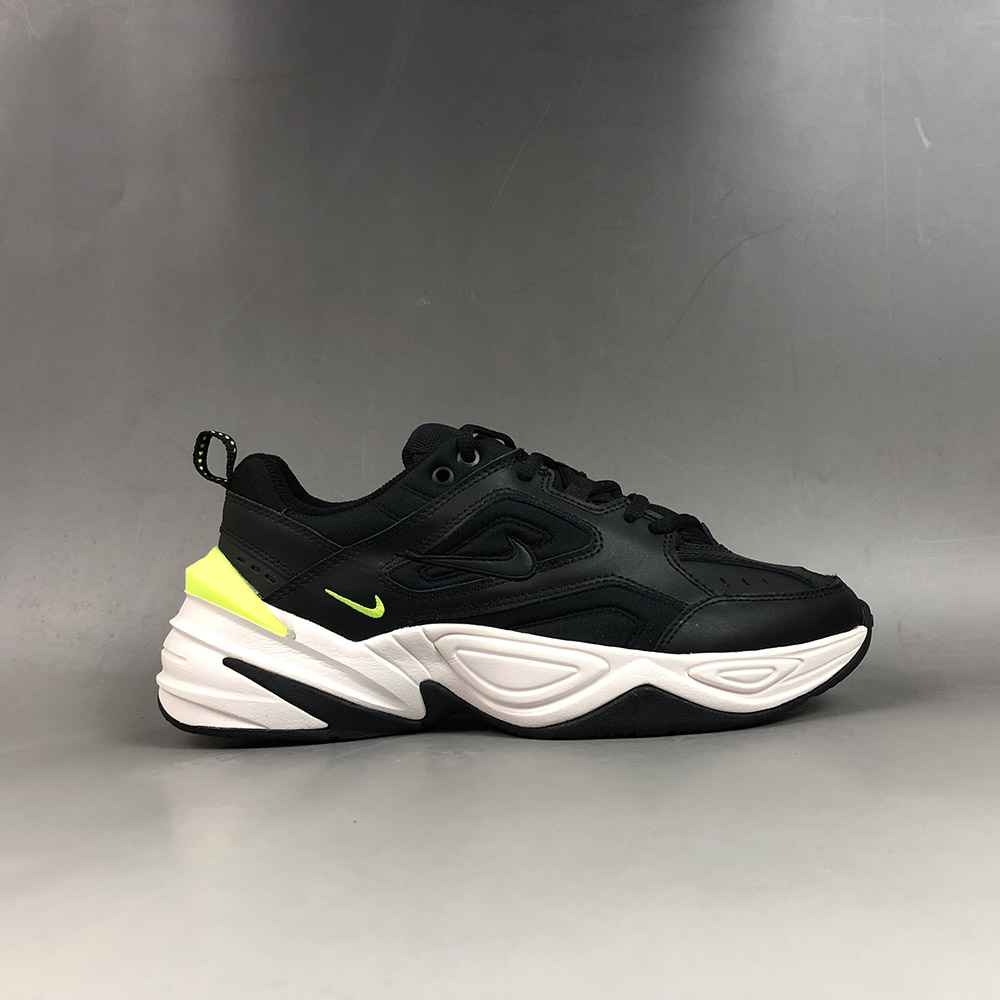 nike m2k tekno black volt