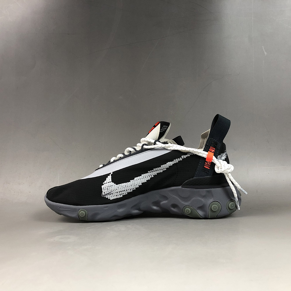 nike react runner mid black