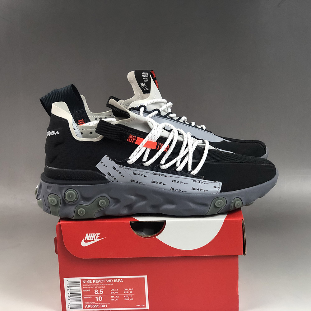 nike ispa react black