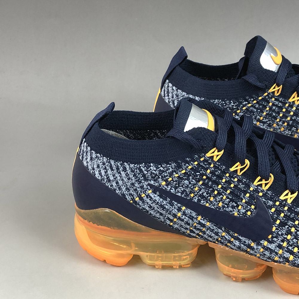 vapormax flyknit 3 blue and orange