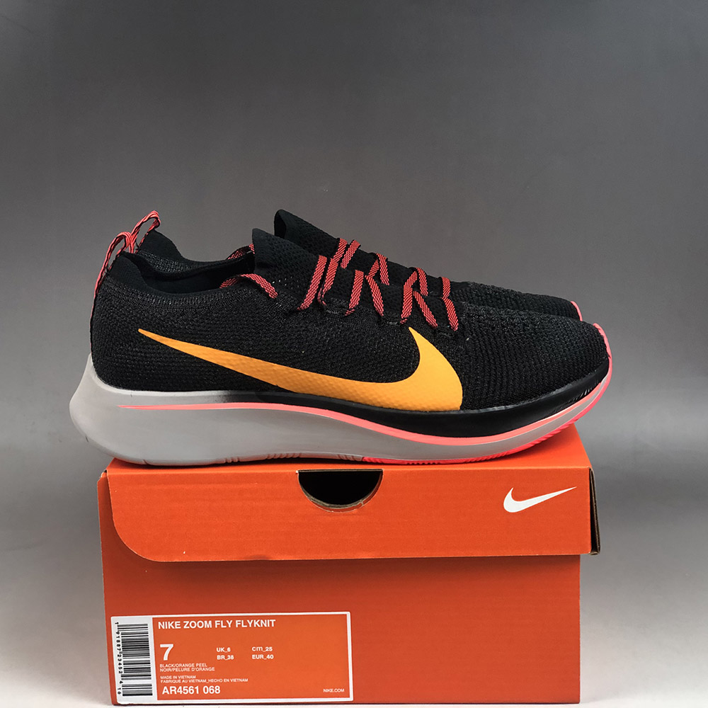 Nike Zoom Fly Flyknit Black Multi For 