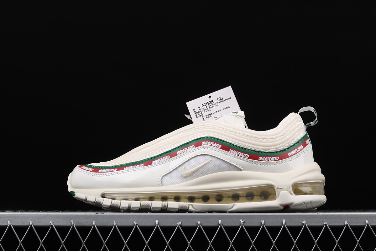 nike air max 97 x undefeated white