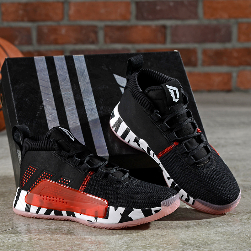 adidas Dame 5 Core Black/Shock Red 