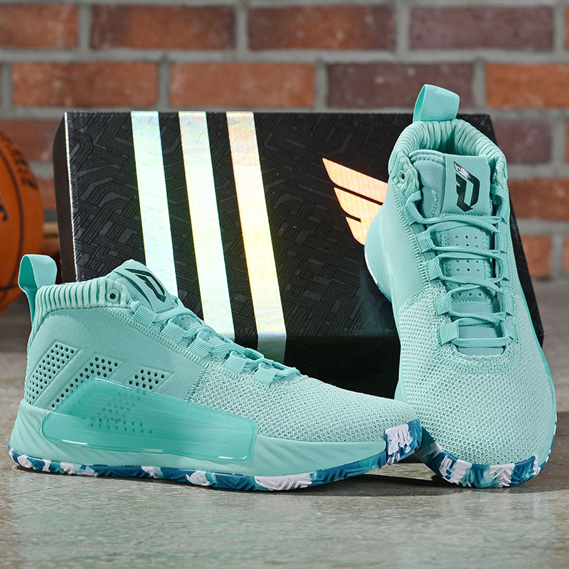 adidas Dame 5 Suga Gee Clear Mint Legend Marine Legend adidas Dame 5 Suga Gee Clear Mint Legend Marine Legend