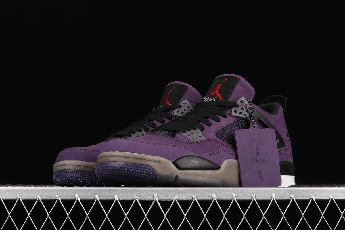 retro 4 travis scott purple