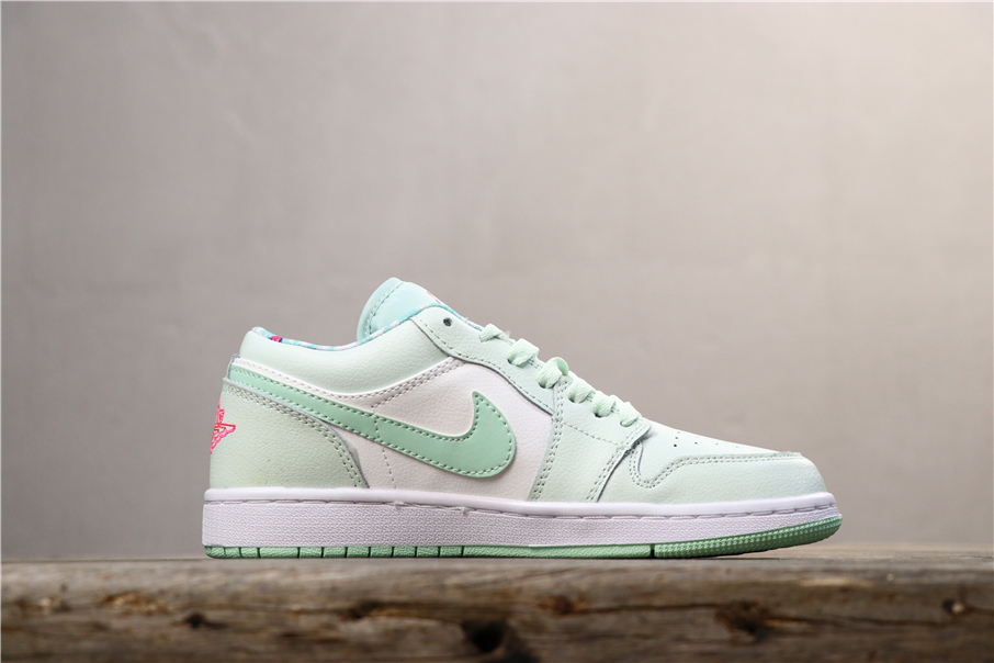 air jordan 1 low gs barely grey spruce