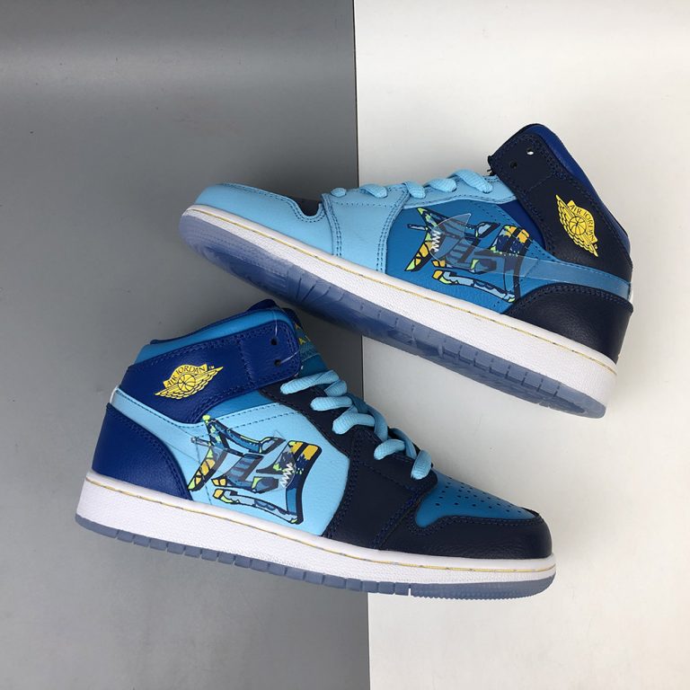 jordan 1 mid blue lagoon