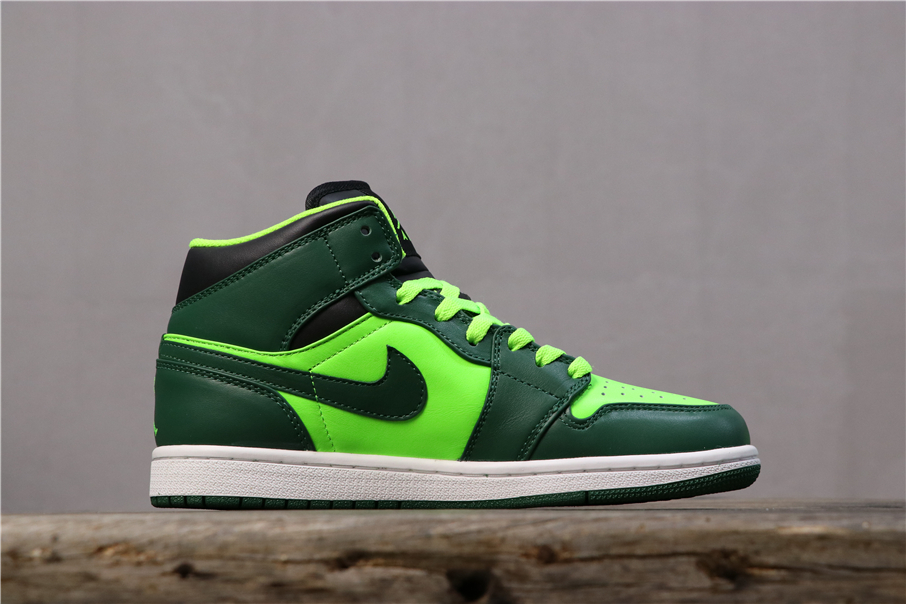 jordan 1 retro mid gorge green