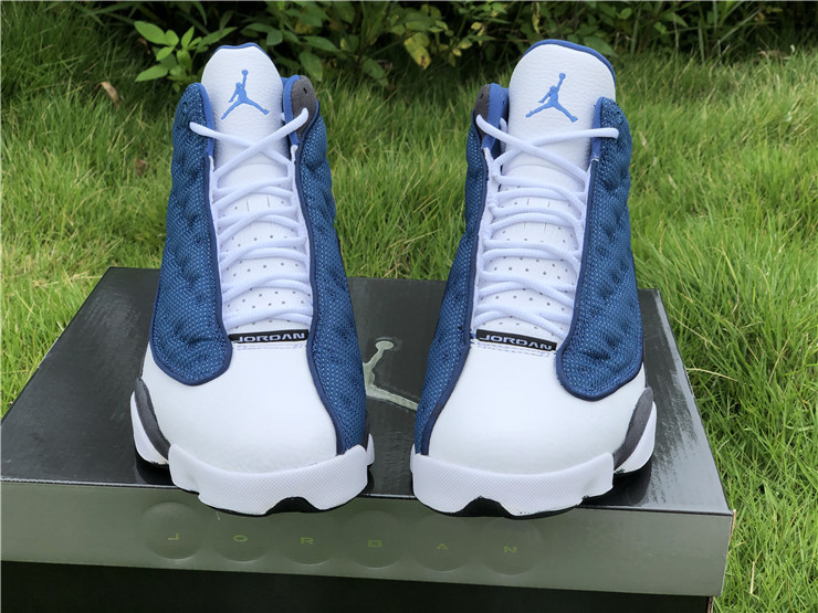 air jordan 13 retro french blue flint grey