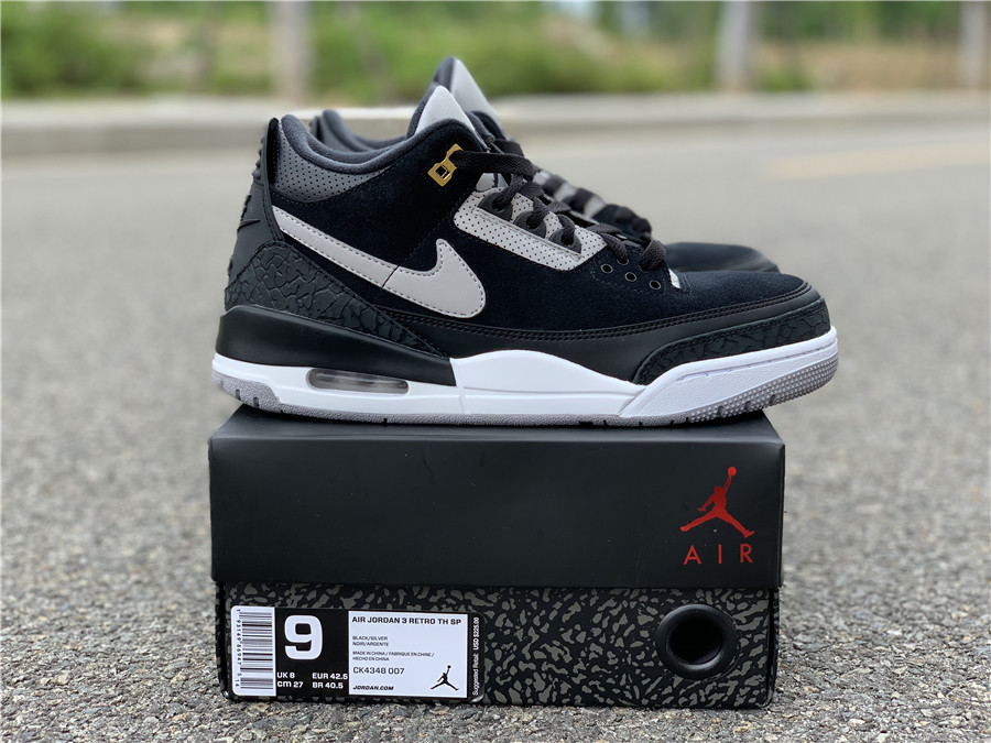 air jordan 3 black and gold