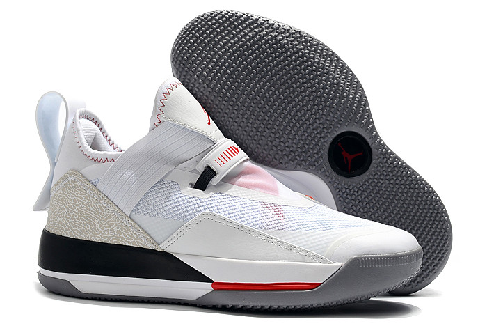 jordan 33 white black red