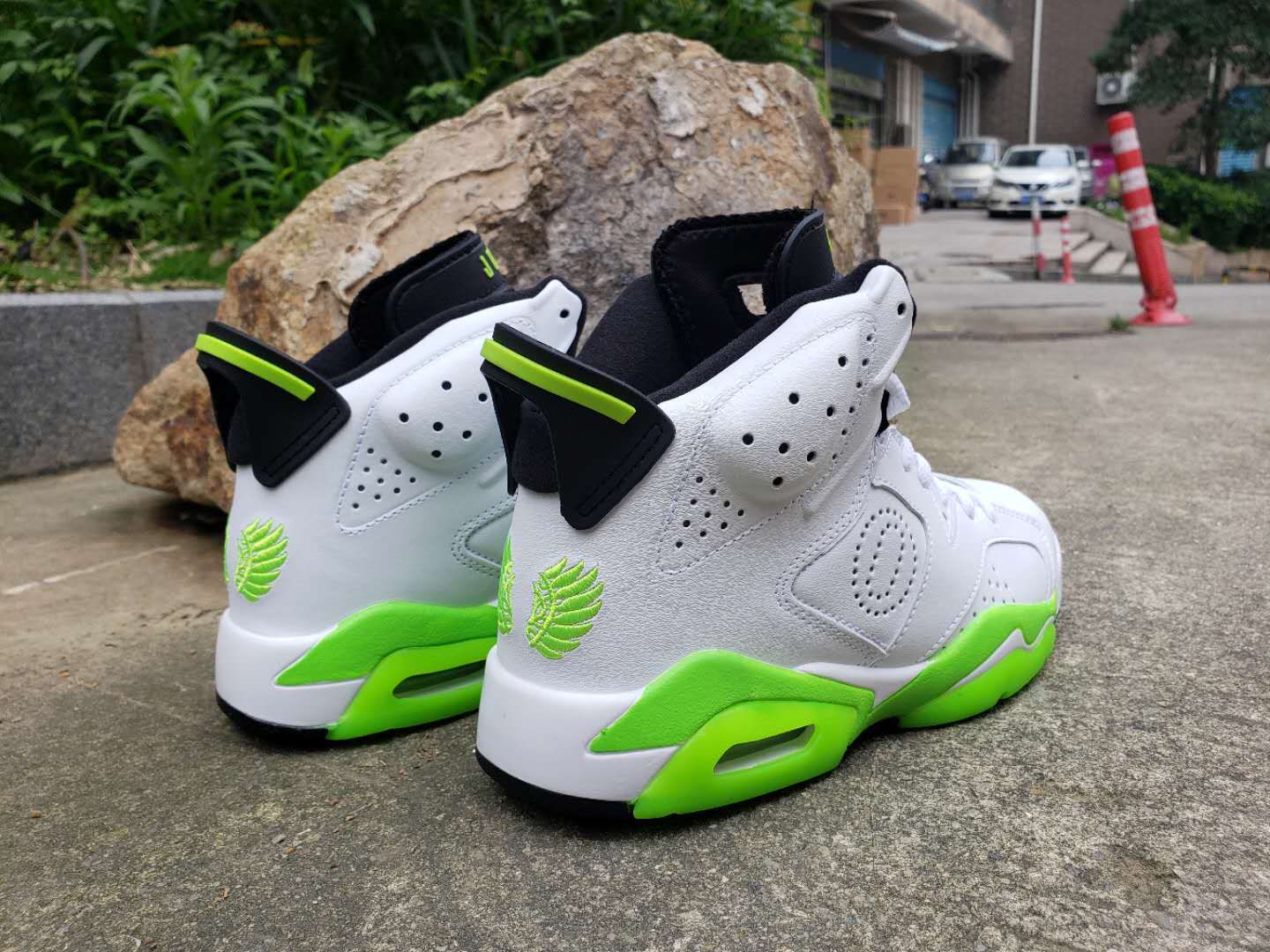 fluorescent jordans