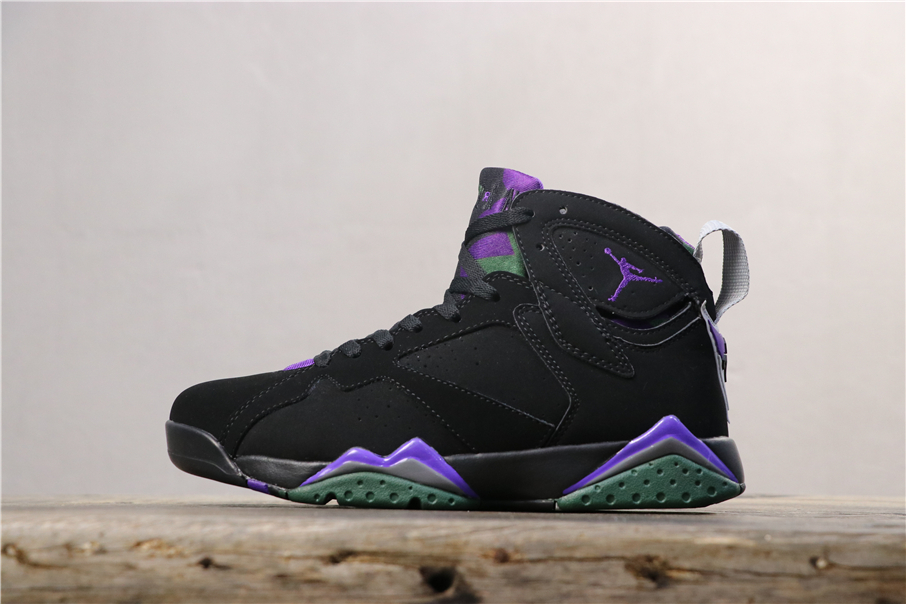 Air Jordan 7 “Ray Allen” Black/Fierce Purple-Dark Steel Grey On Sale – The Sole Line