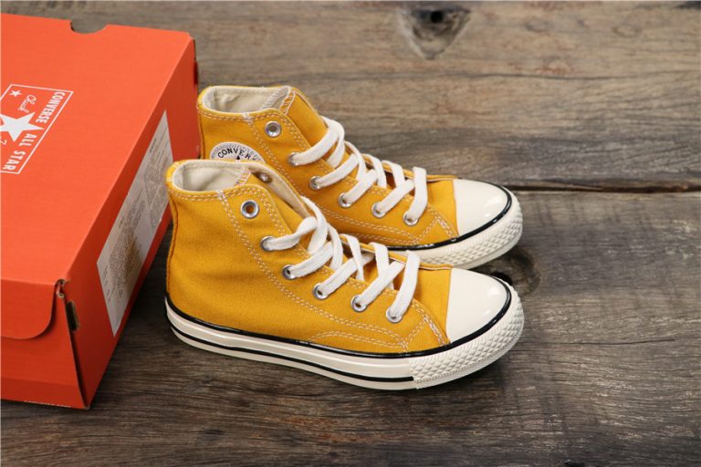 yellow chucks high top