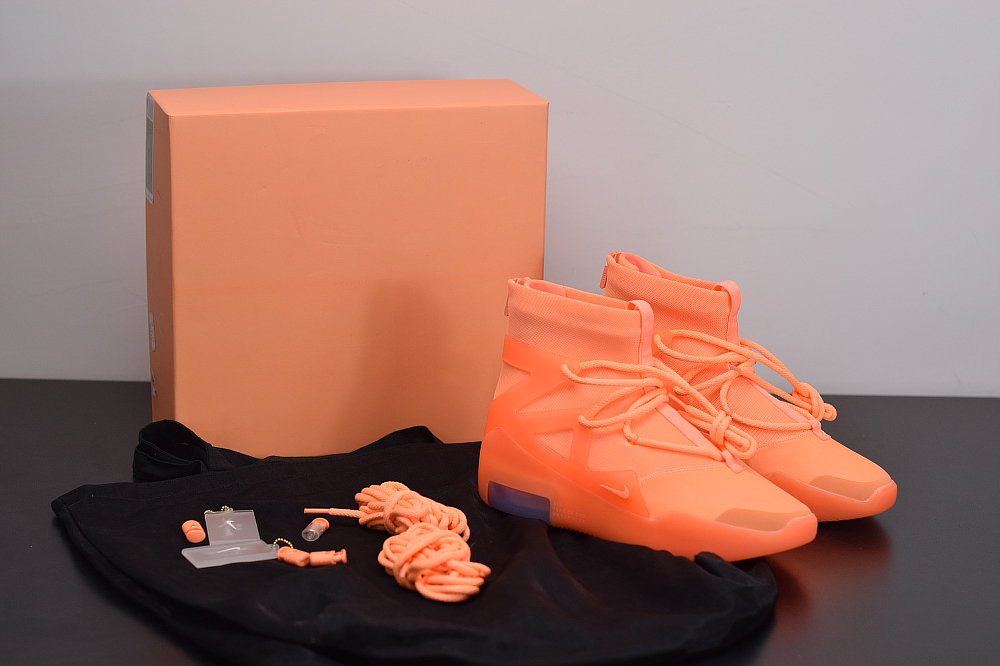 fear of god nike orange