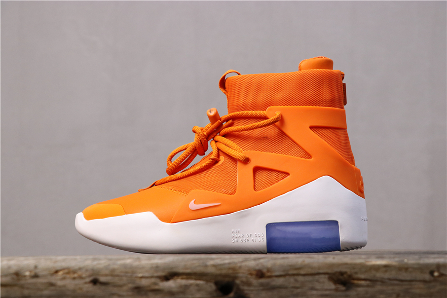 Nike Air Fear of God 1 Orange White For 
