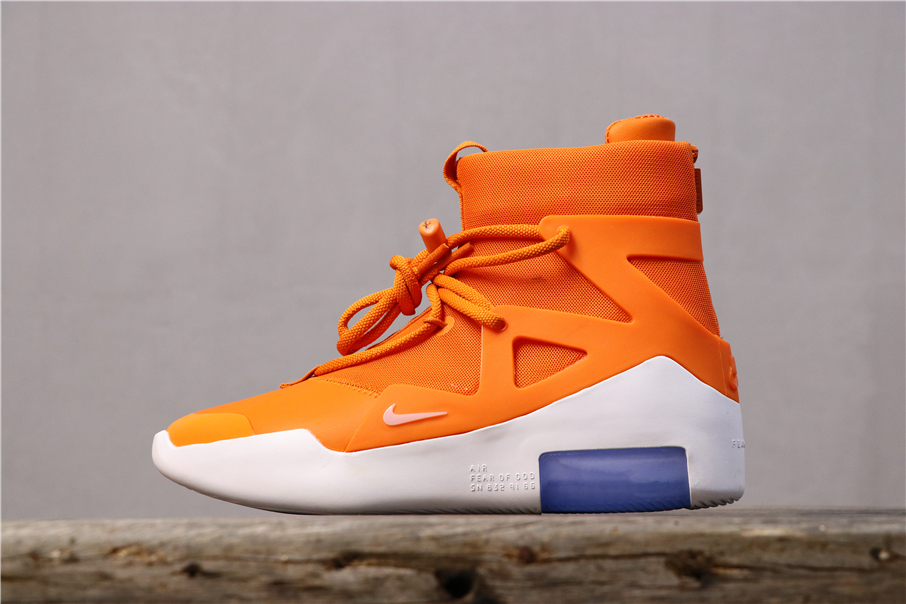 nike fear of god orange